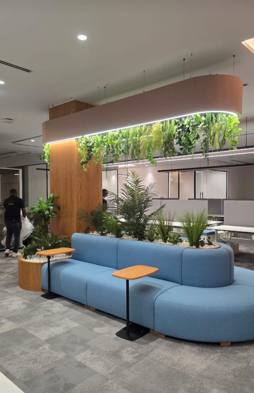 Office greenscape installation by Artificial Ambiance